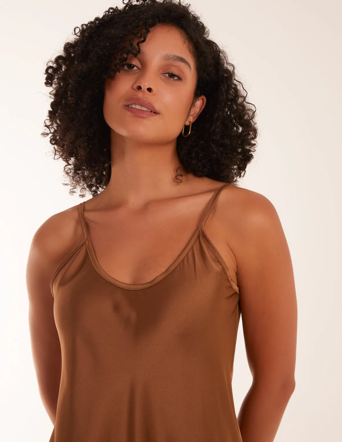 Satin Cami Maxi Dress sold by Blue Vanilla product image thumbnail 2