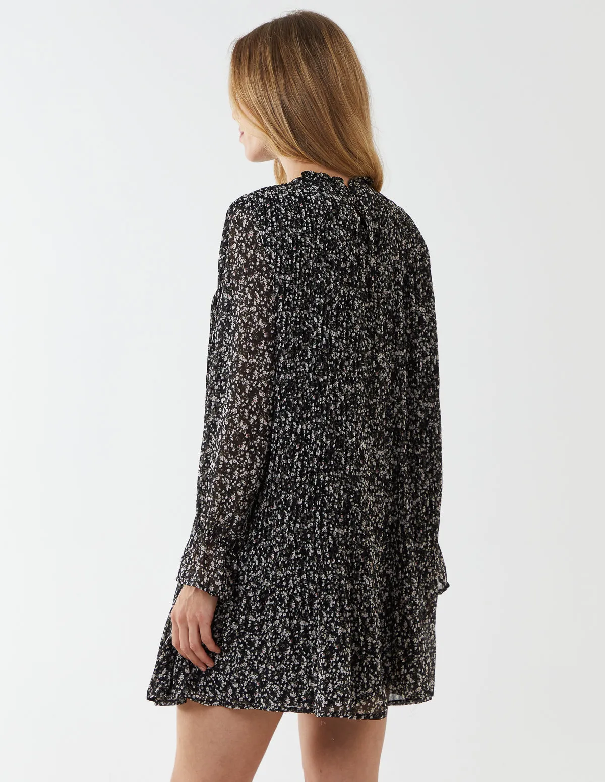 Half Pleat Mini Swing Dress sold by Blue Vanilla product image thumbnail 5