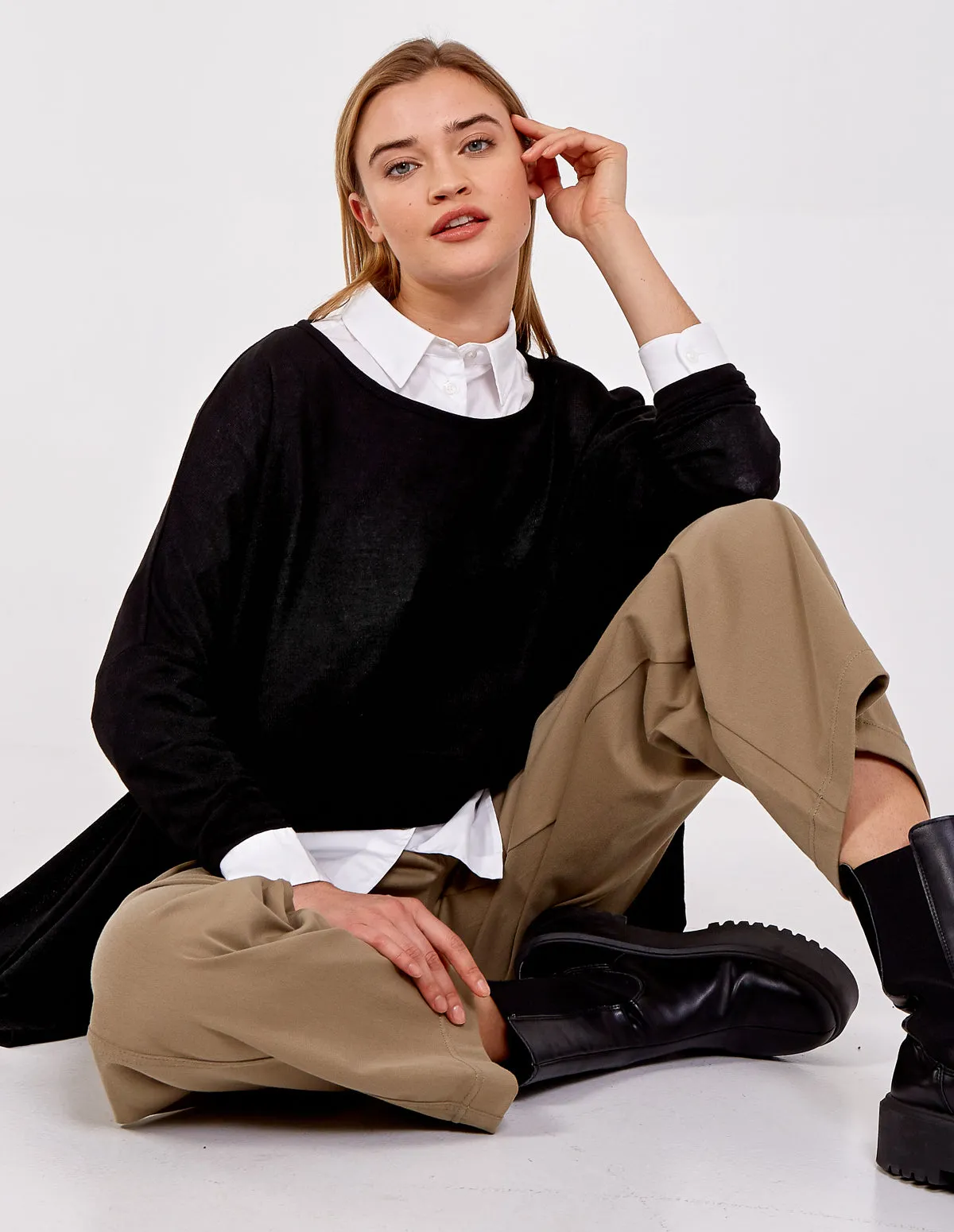 Oversized Hanky Hem Top sold by Blue Vanilla