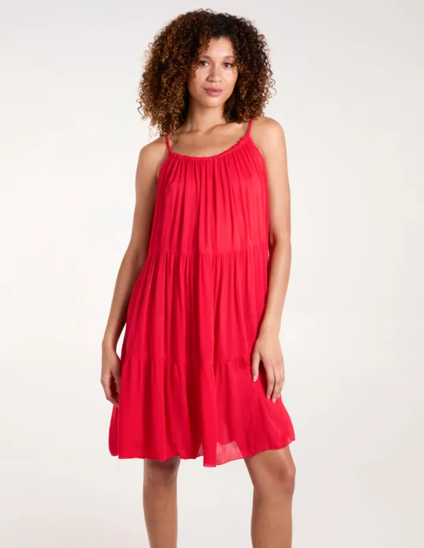 Tiered Cami Mini Dress sold by Blue Vanilla