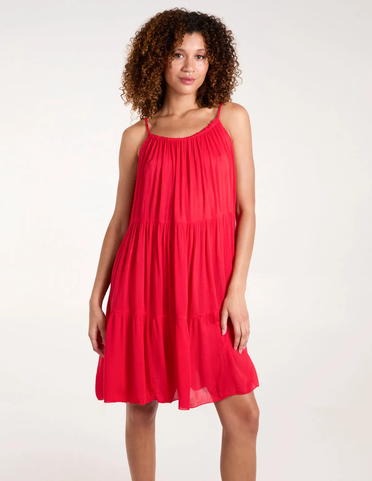 Tiered Cami Mini Dress sold by Blue Vanilla