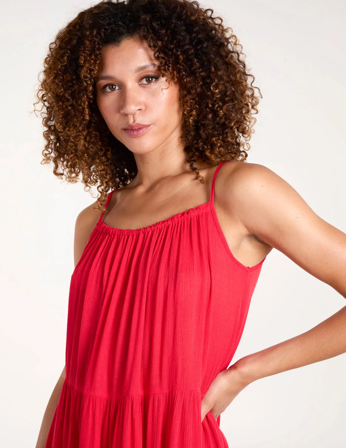 Tiered Cami Mini Dress sold by Blue Vanilla product image thumbnail 2