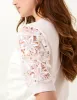 Embroidered Sleeve Top sold by Blue Vanilla