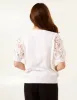 Embroidered Sleeve Top sold by Blue Vanilla