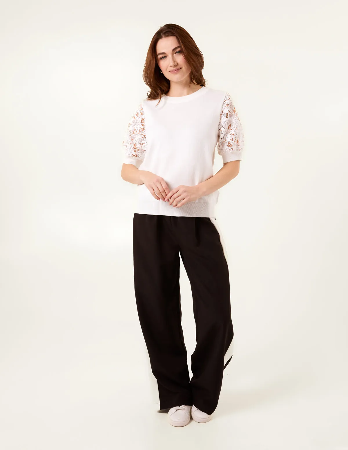 Embroidered Sleeve Top sold by Blue Vanilla product image thumbnail 3