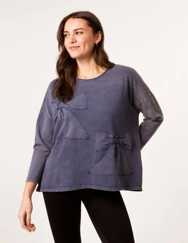 Bow Sweatshirt sold by Blue Vanilla