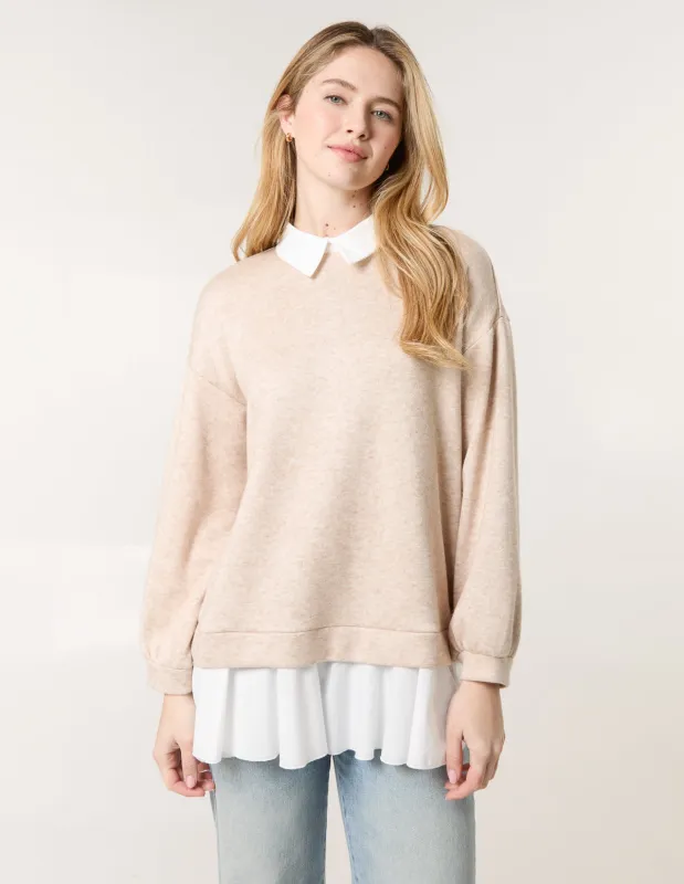 2in1 Cut & Sew Sweater sold by Blue Vanilla