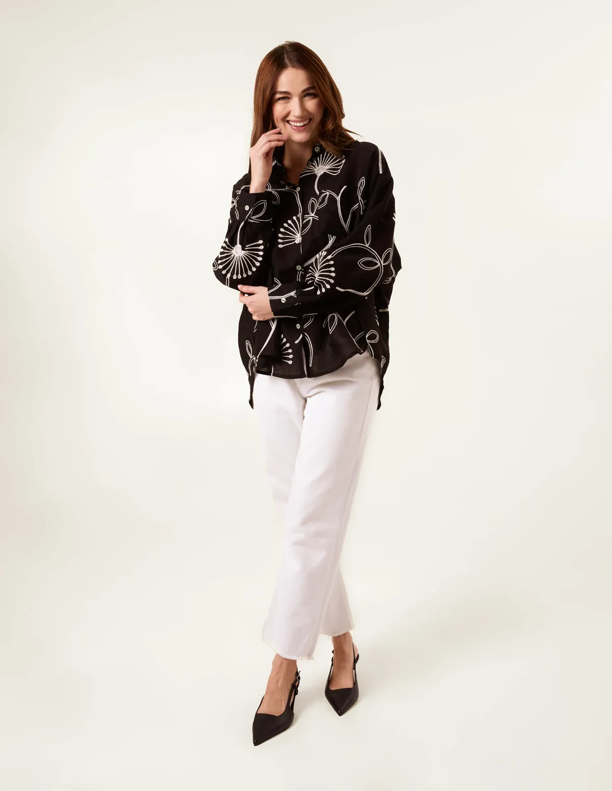 Embroidered Buttoned Shirt sold by Blue Vanilla product image thumbnail 3