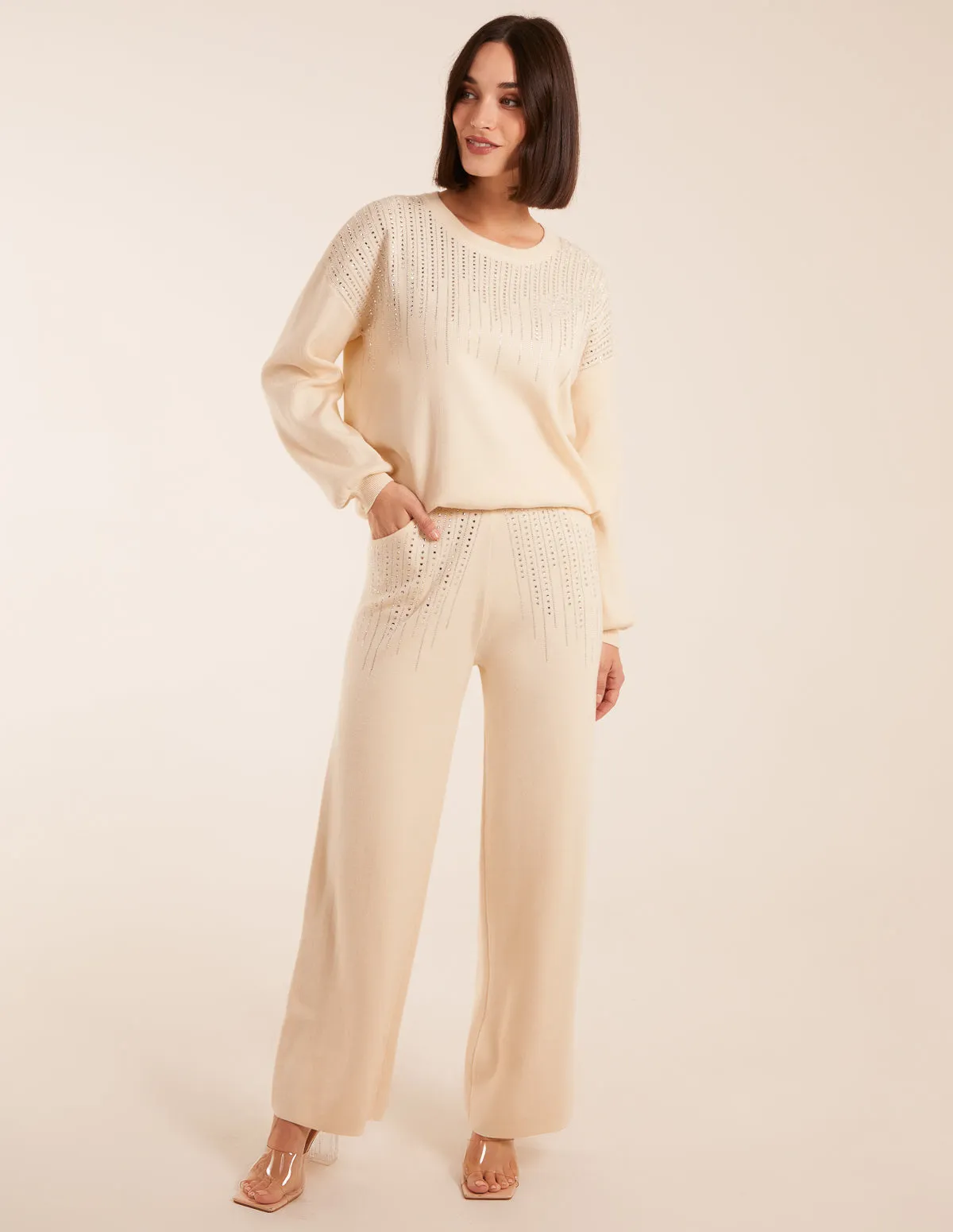 Diamante Knitted Jumper sold by Blue Vanilla product image thumbnail 3