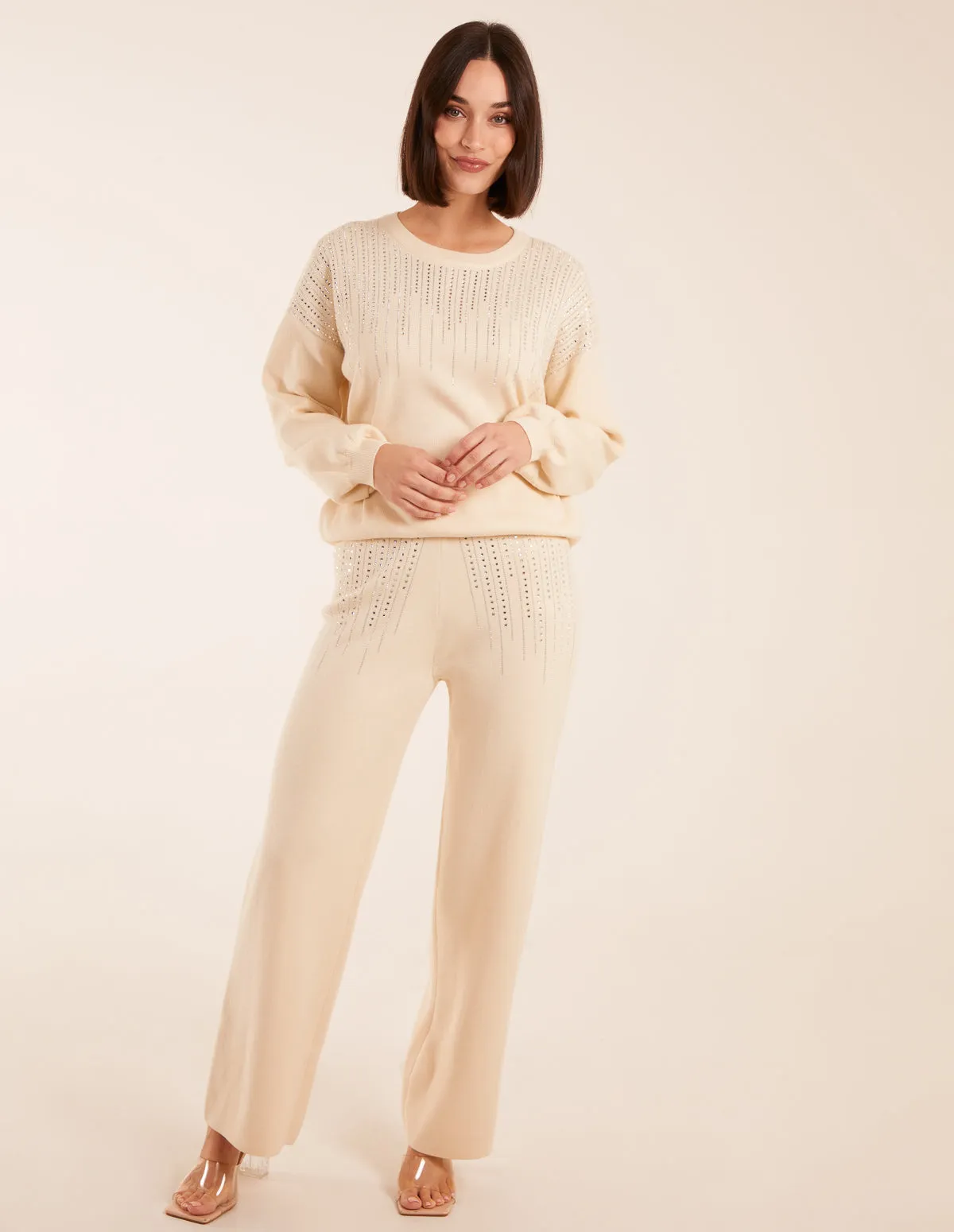 Diamante Knitted Jumper sold by Blue Vanilla product image thumbnail 4