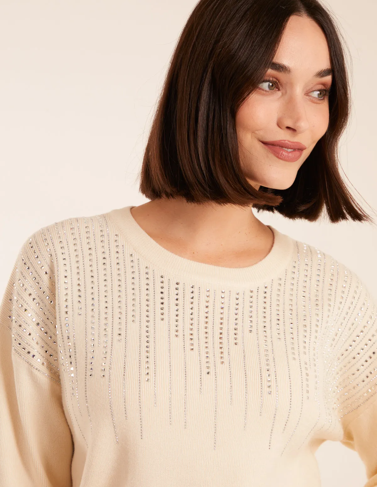 Diamante Knitted Jumper sold by Blue Vanilla product image thumbnail 2