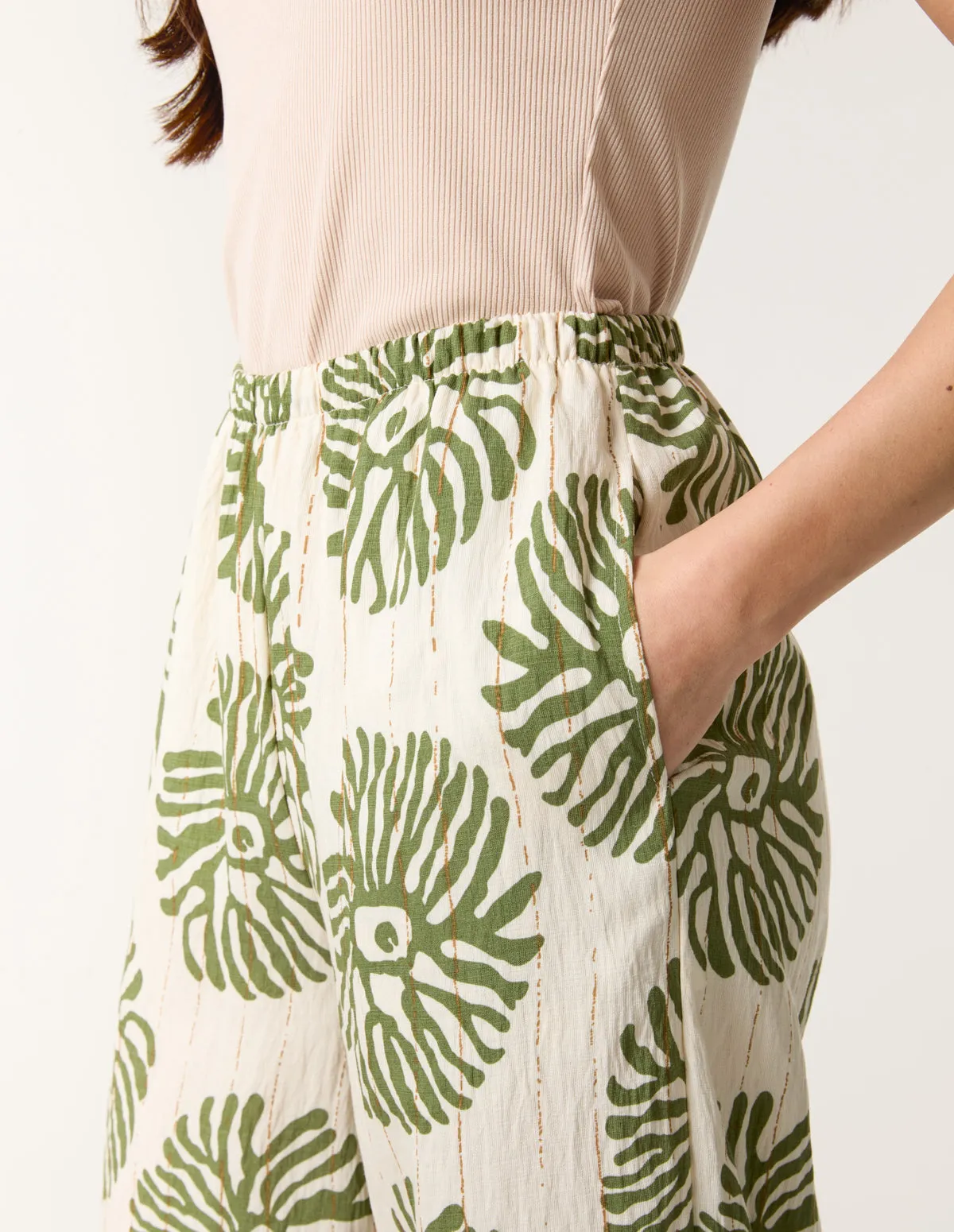 Printed Elasticated Trousers sold by Blue Vanilla product image thumbnail 5
