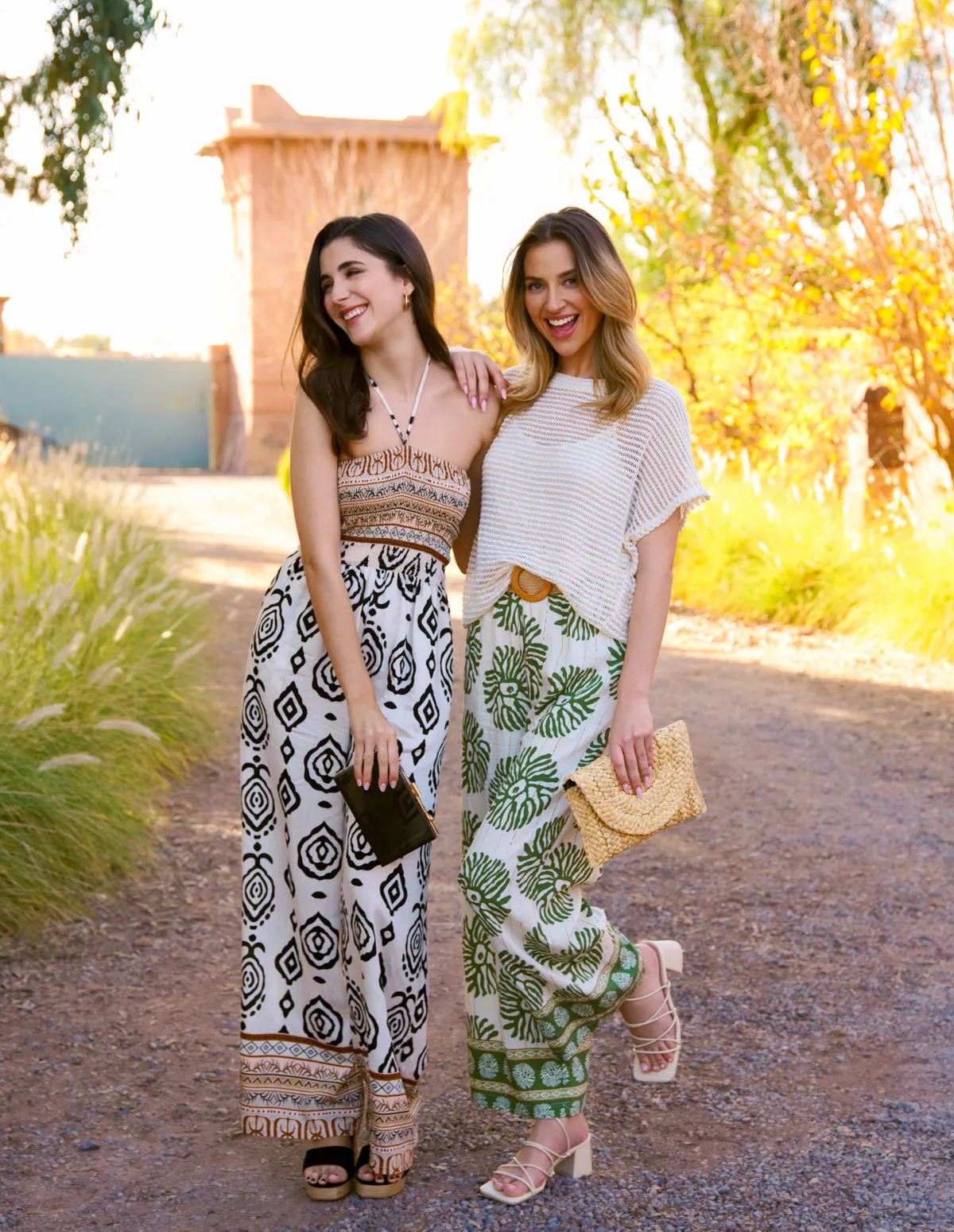 Printed Elasticated Trousers sold by Blue Vanilla