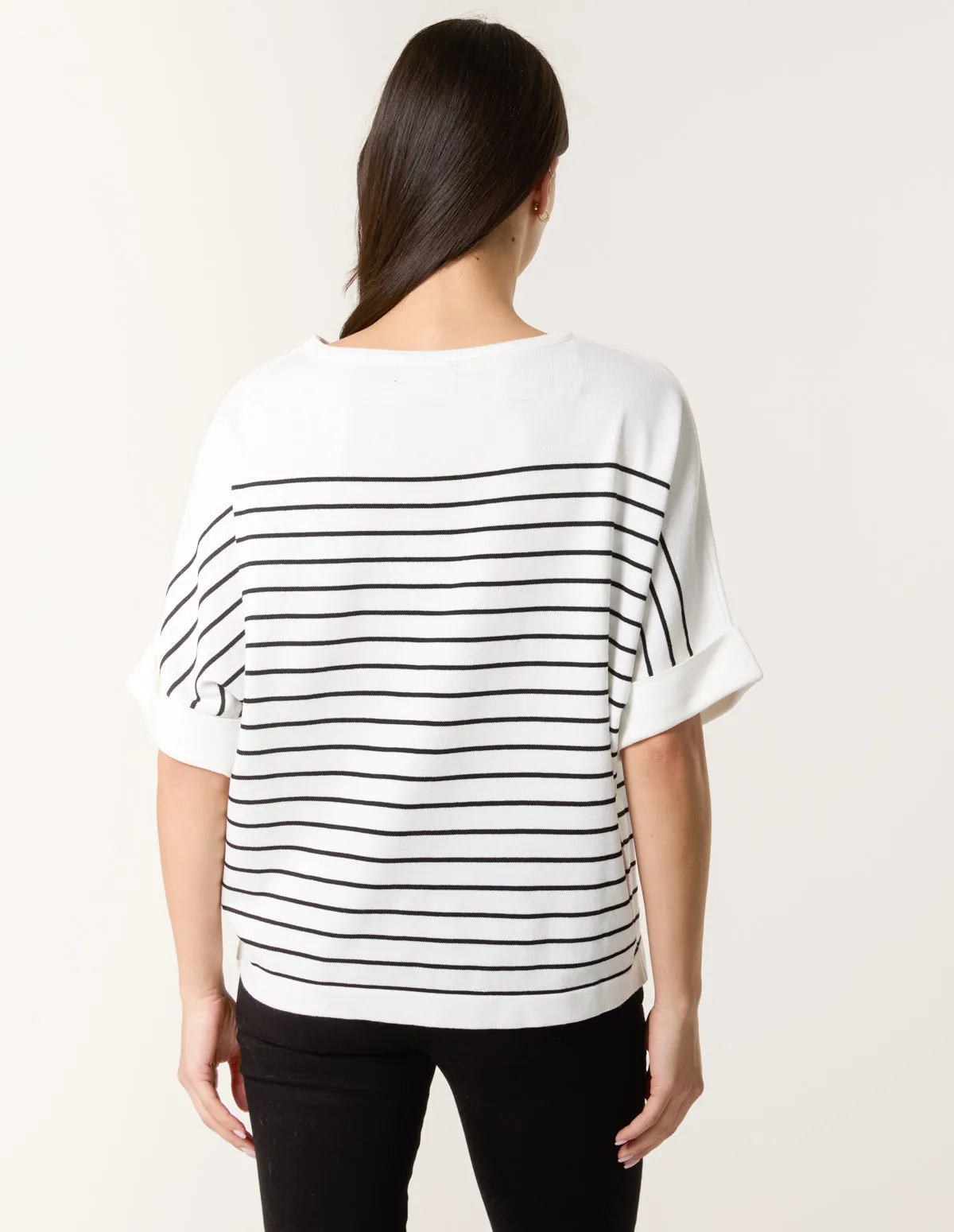 Top With Horizontal Stripe sold by Blue Vanilla product image thumbnail 4
