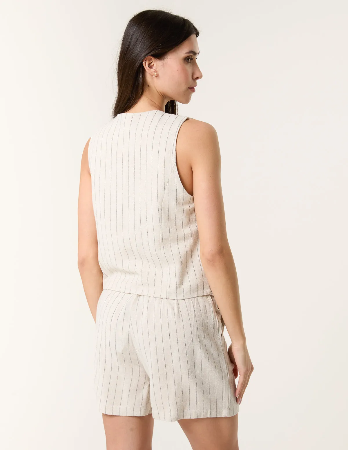 Pinstripe Waistcoat sold by Blue Vanilla product image thumbnail 4