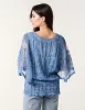 Floral Lace Butterfly Sleeve Blouse sold by Blue Vanilla