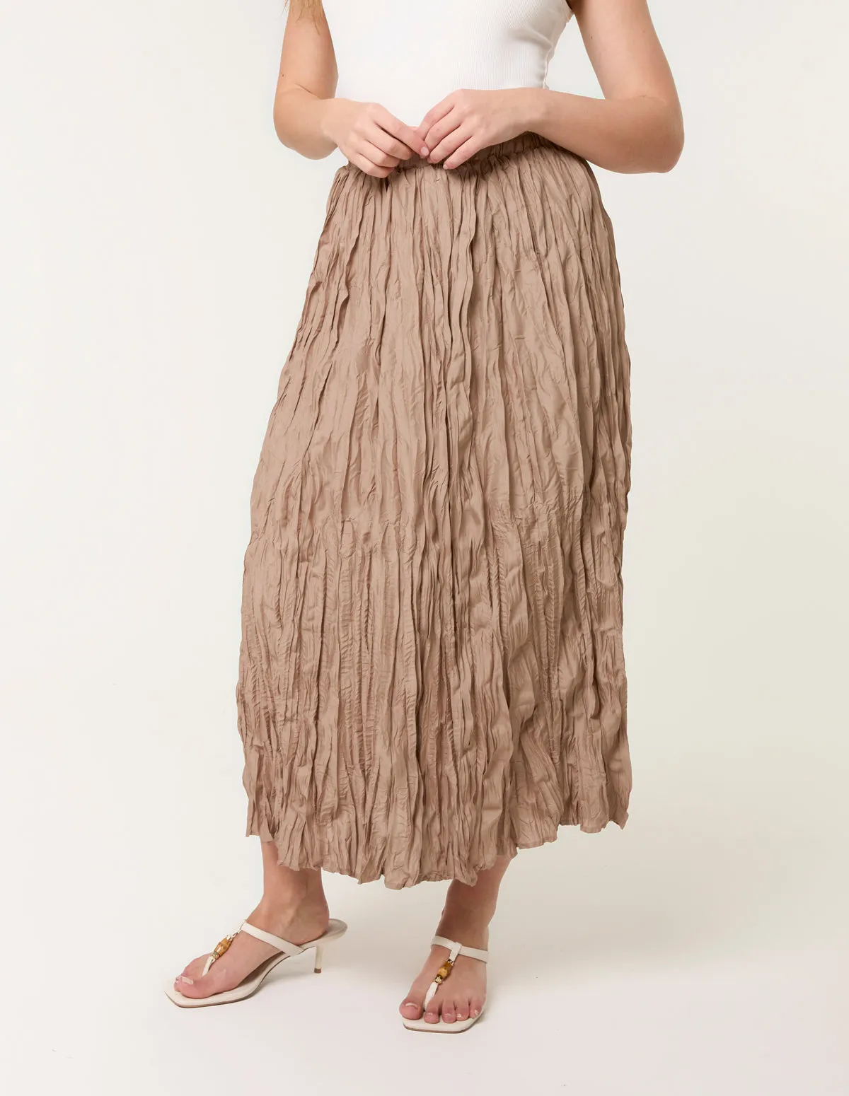 Crinkled Texture Skirt sold by Blue Vanilla product image thumbnail 2