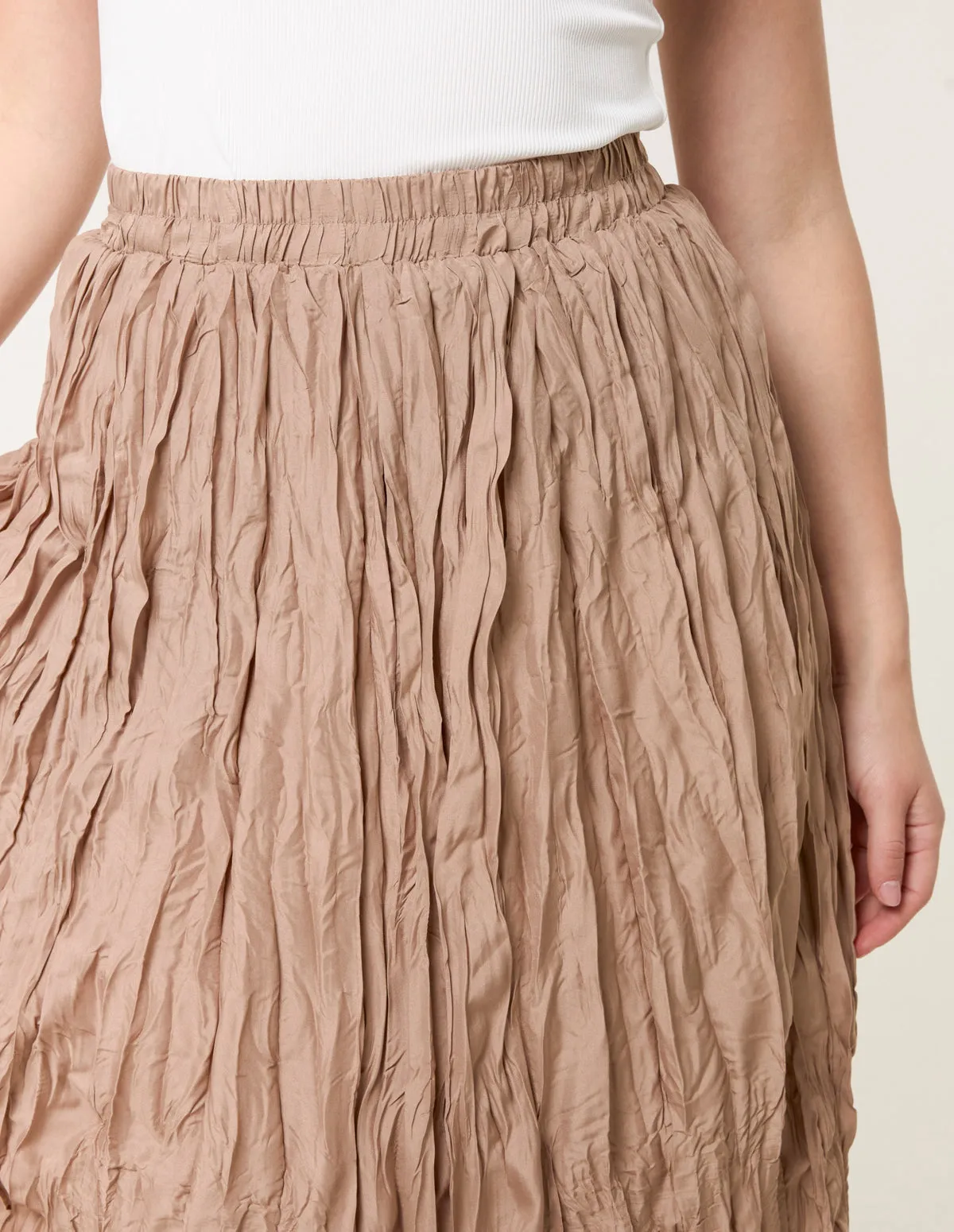 Crinkled Texture Skirt sold by Blue Vanilla product image thumbnail 3