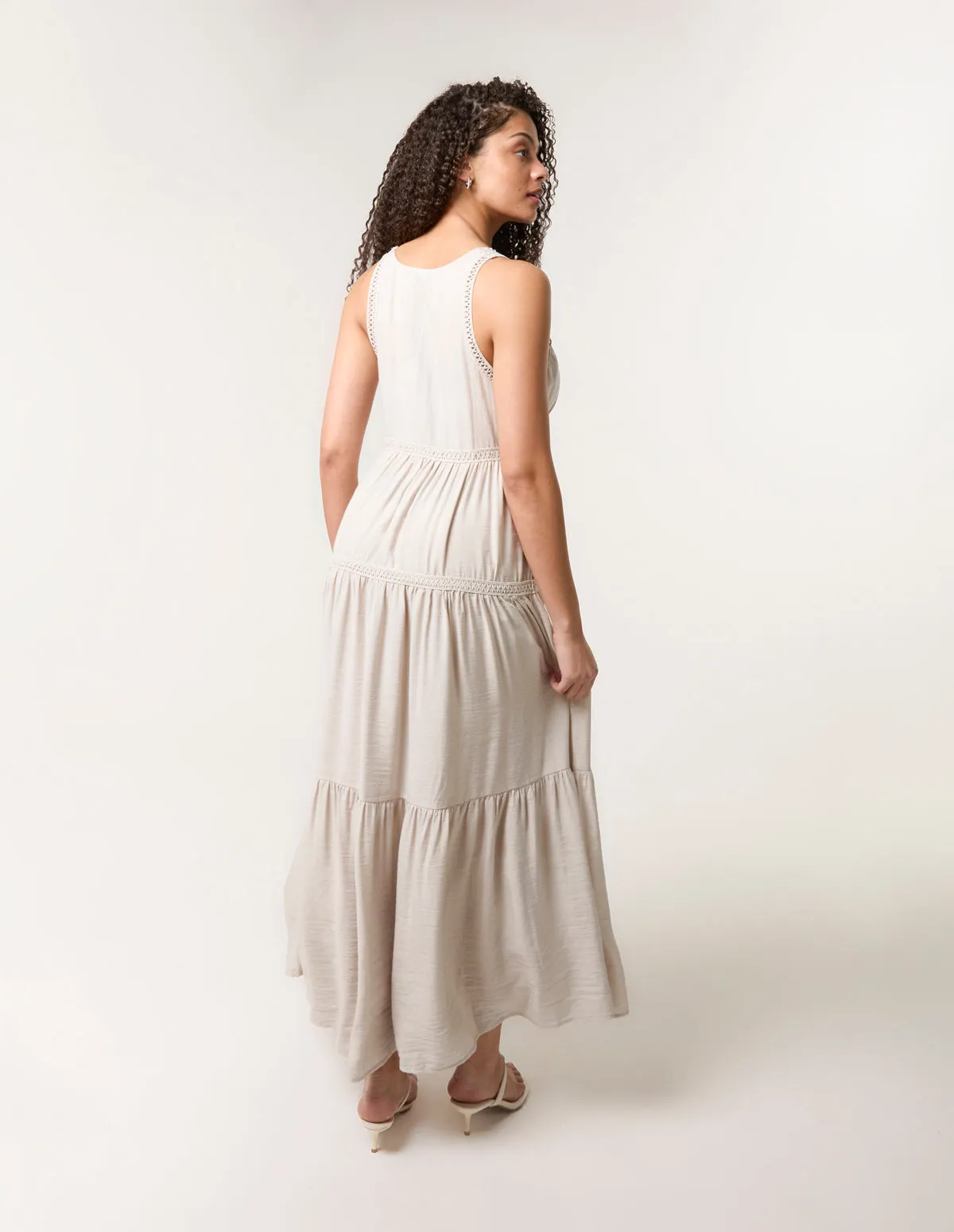 Maxi V Neck Dress sold by Blue Vanilla product image thumbnail 4