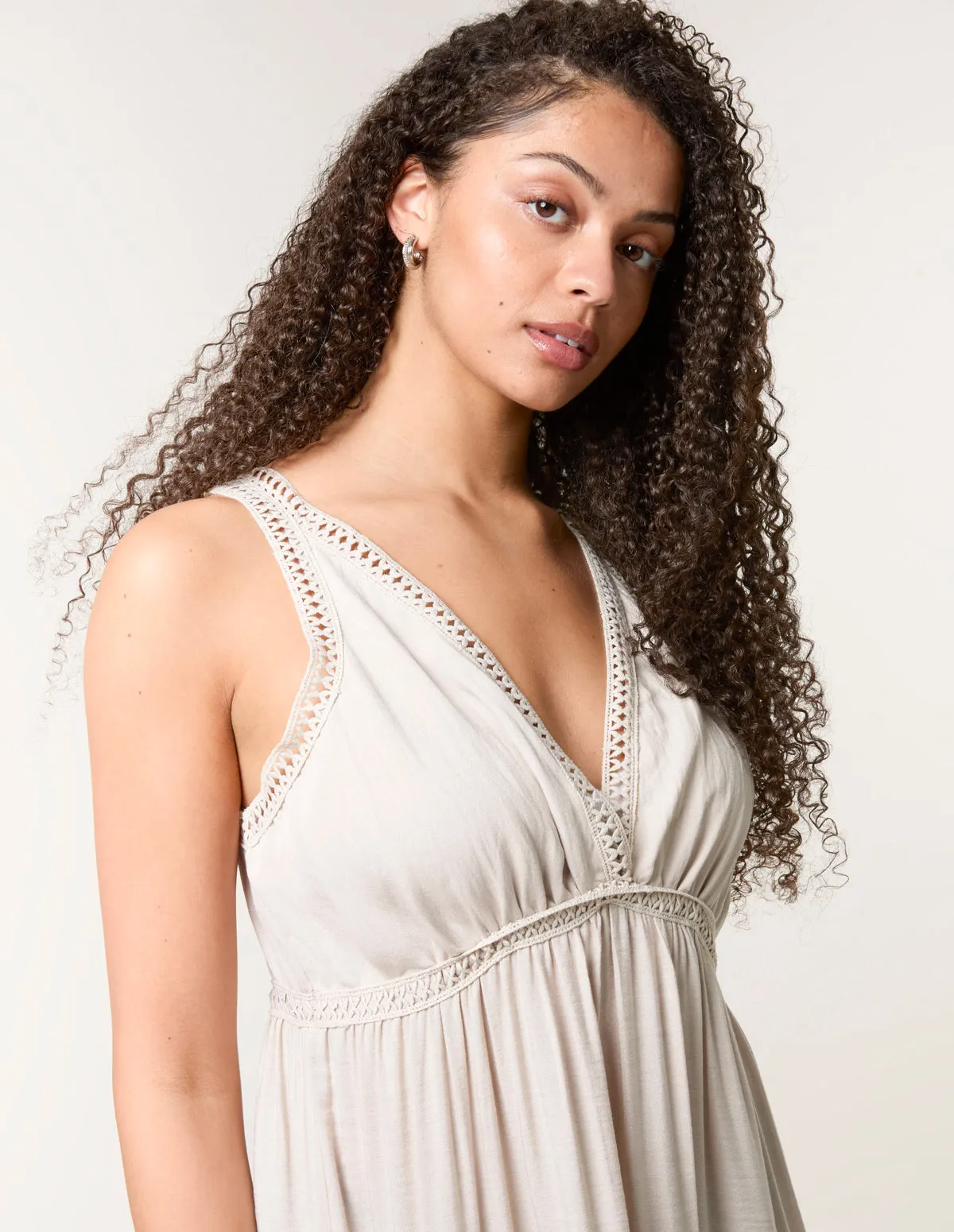 Maxi V Neck Dress sold by Blue Vanilla product image thumbnail 2