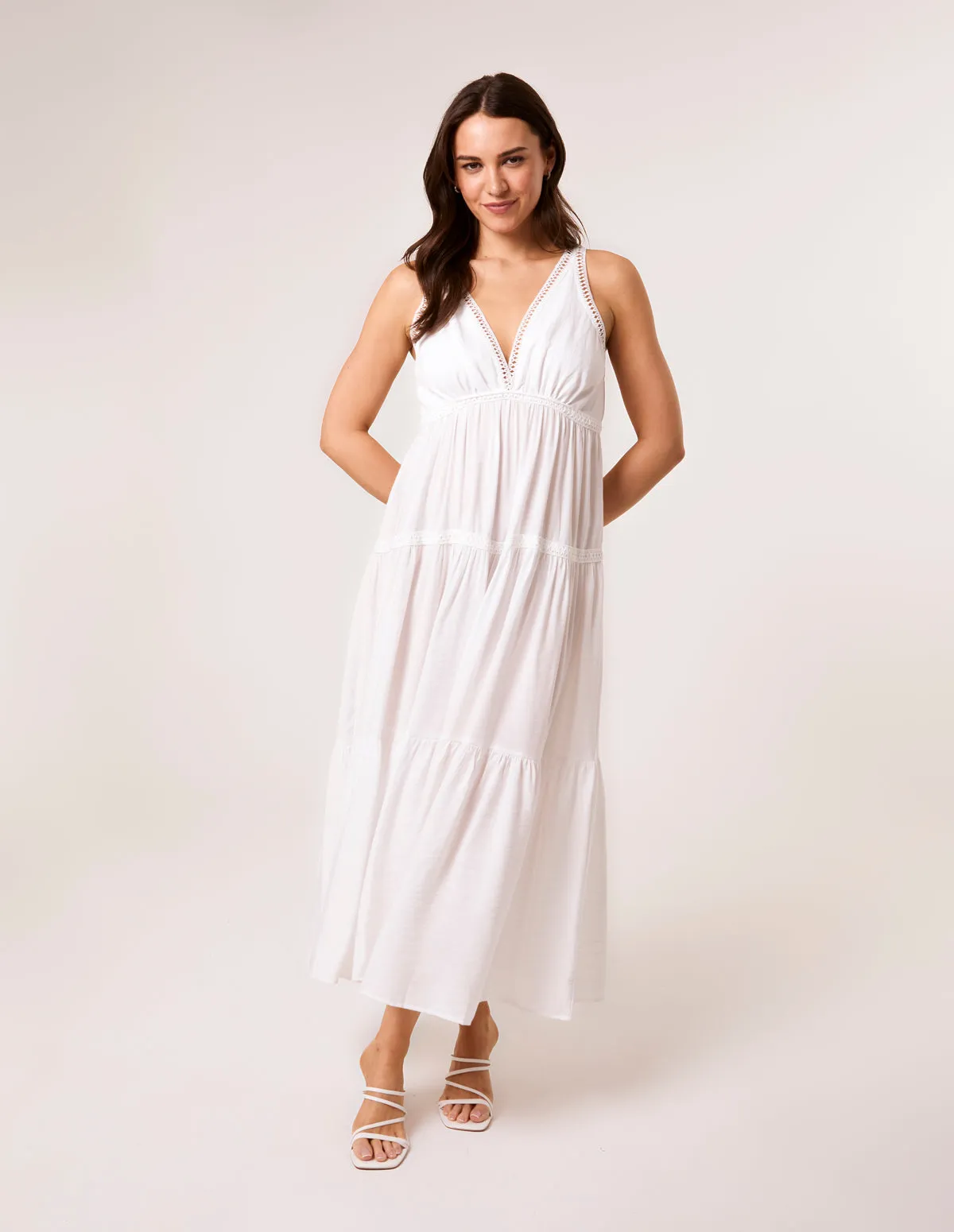 Maxi V Neck Dress sold by Blue Vanilla