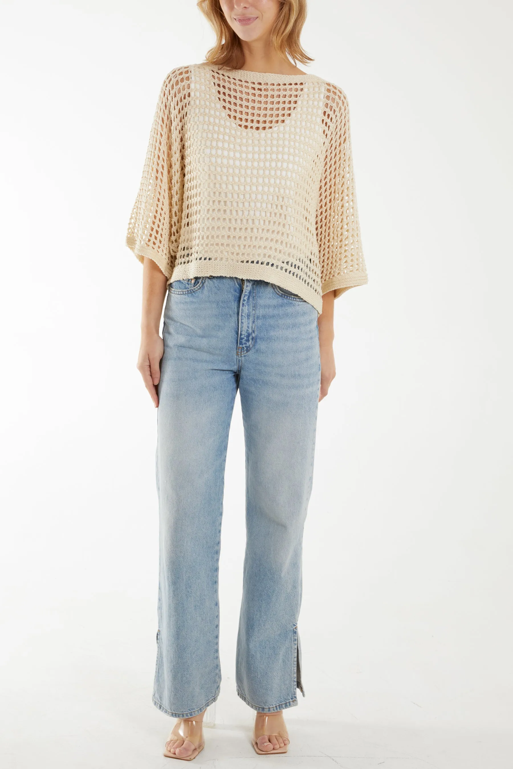 Round Neck Net Top sold by Blue Vanilla product image thumbnail 2