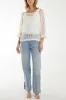 Round Neck Net Top sold by Blue Vanilla
