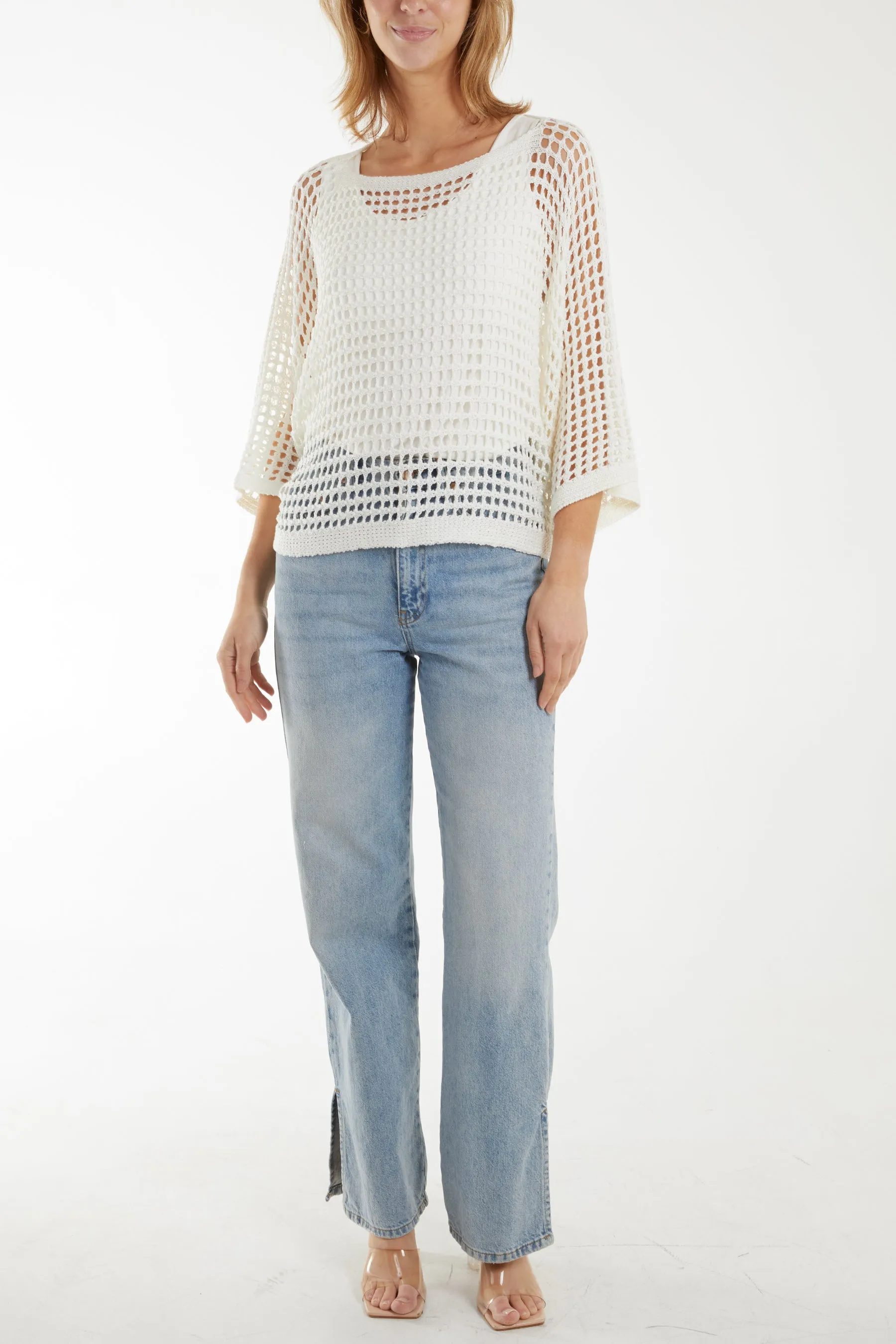 Round Neck Net Top sold by Blue Vanilla product image thumbnail 2