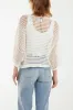 Round Neck Net Top sold by Blue Vanilla
