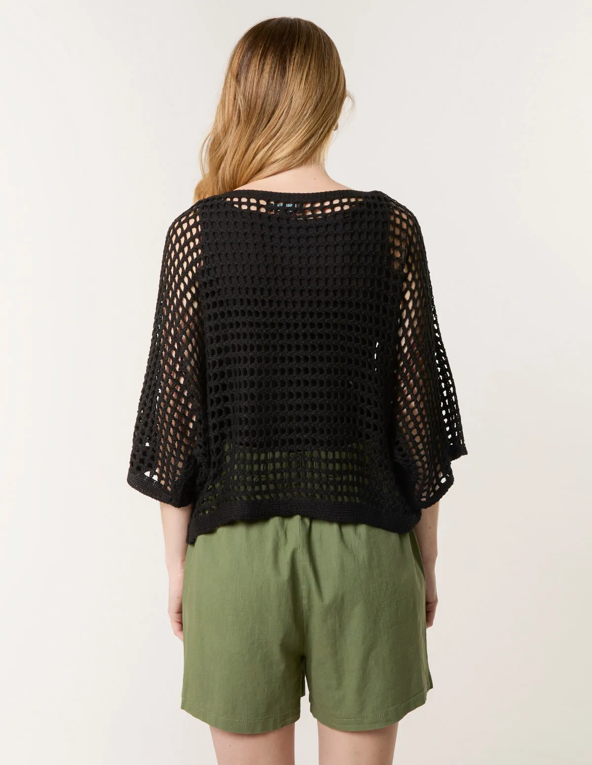 Round Neck Net Top sold by Blue Vanilla product image thumbnail 4