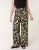 Palm Print Elastic Trousers sold by Blue Vanilla