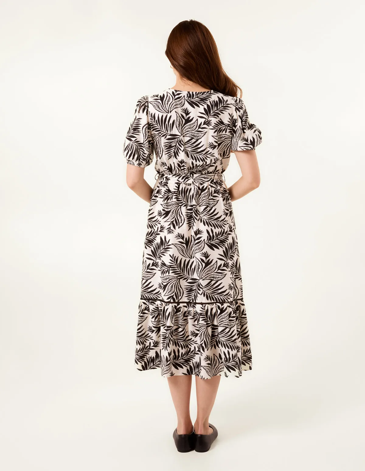 Coconut Button Front Midi Shirt Dress sold by Blue Vanilla product image thumbnail 4