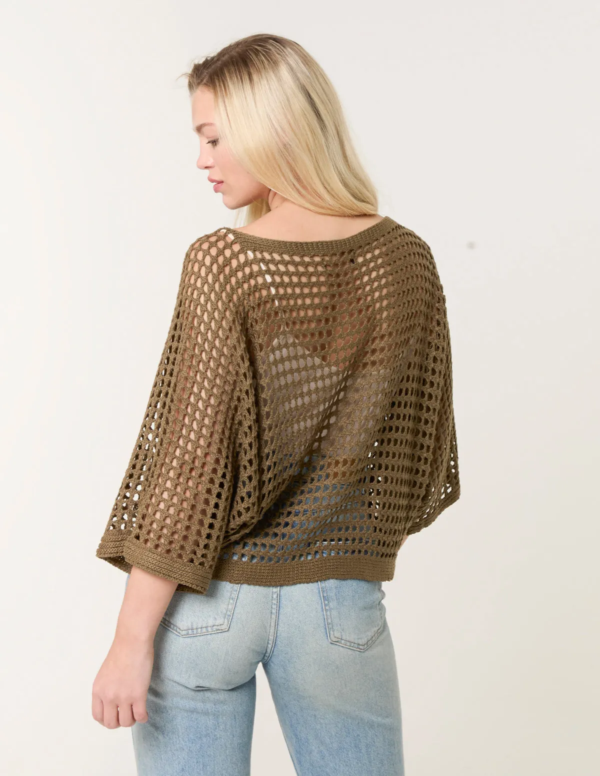 Round Neck Net Top sold by Blue Vanilla product image thumbnail 4