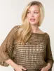 Round Neck Net Top sold by Blue Vanilla