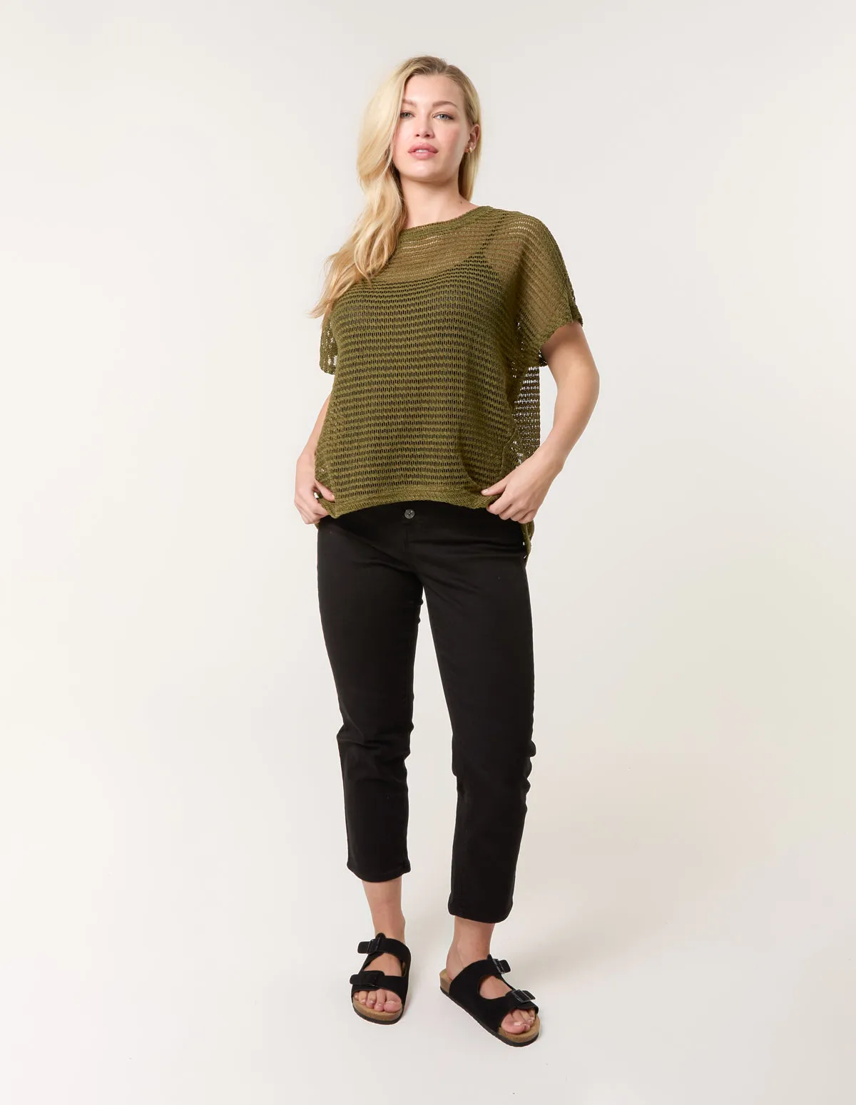 Crochet Batwing Oversized Top sold by Blue Vanilla product image thumbnail 2