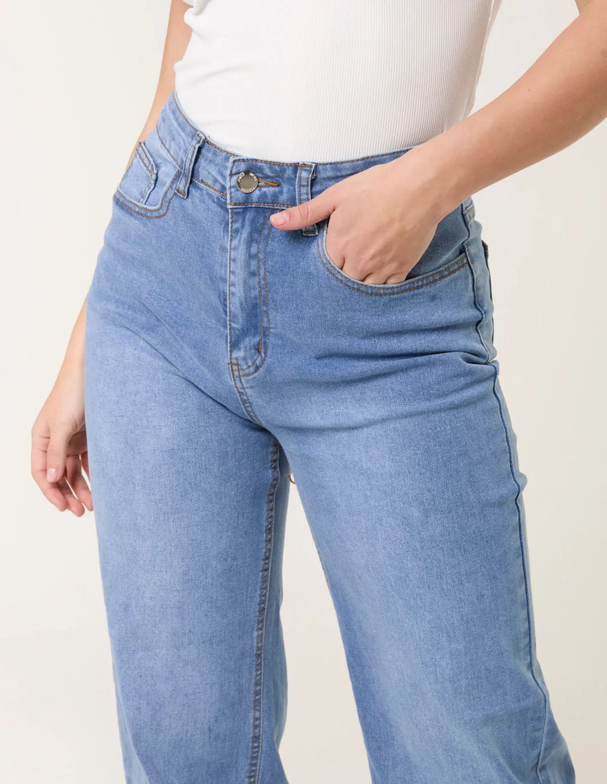 Denim Blue Jeans sold by Blue Vanilla product image thumbnail 3