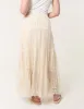 Crochet Tassel Tie Front Maxi Skirt sold by Blue Vanilla