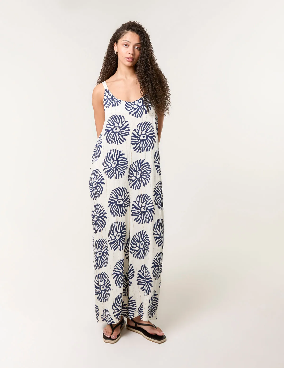 Abstract Wide Leg Jumpsuit sold by Blue Vanilla product image thumbnail 2