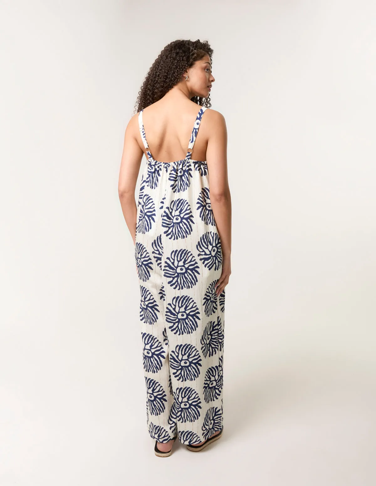 Abstract Wide Leg Jumpsuit sold by Blue Vanilla product image thumbnail 4