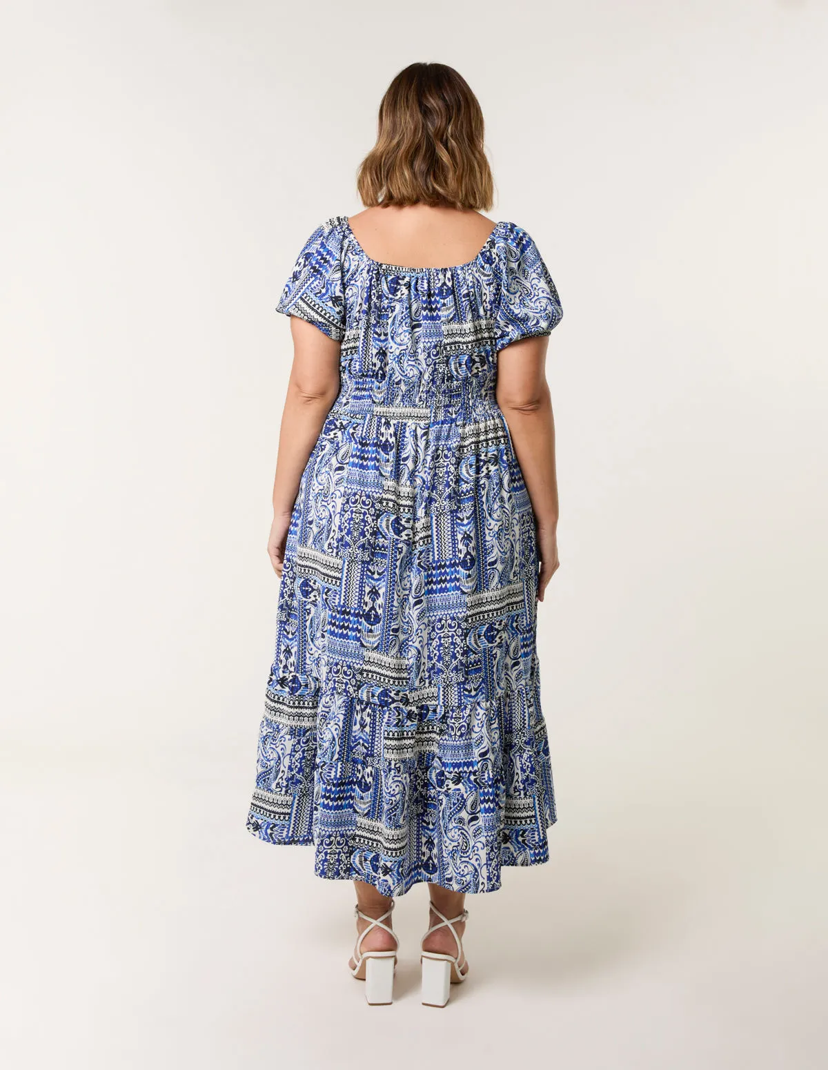 Curve Scoop Neck Midi Dress sold by Blue Vanilla product image thumbnail 5