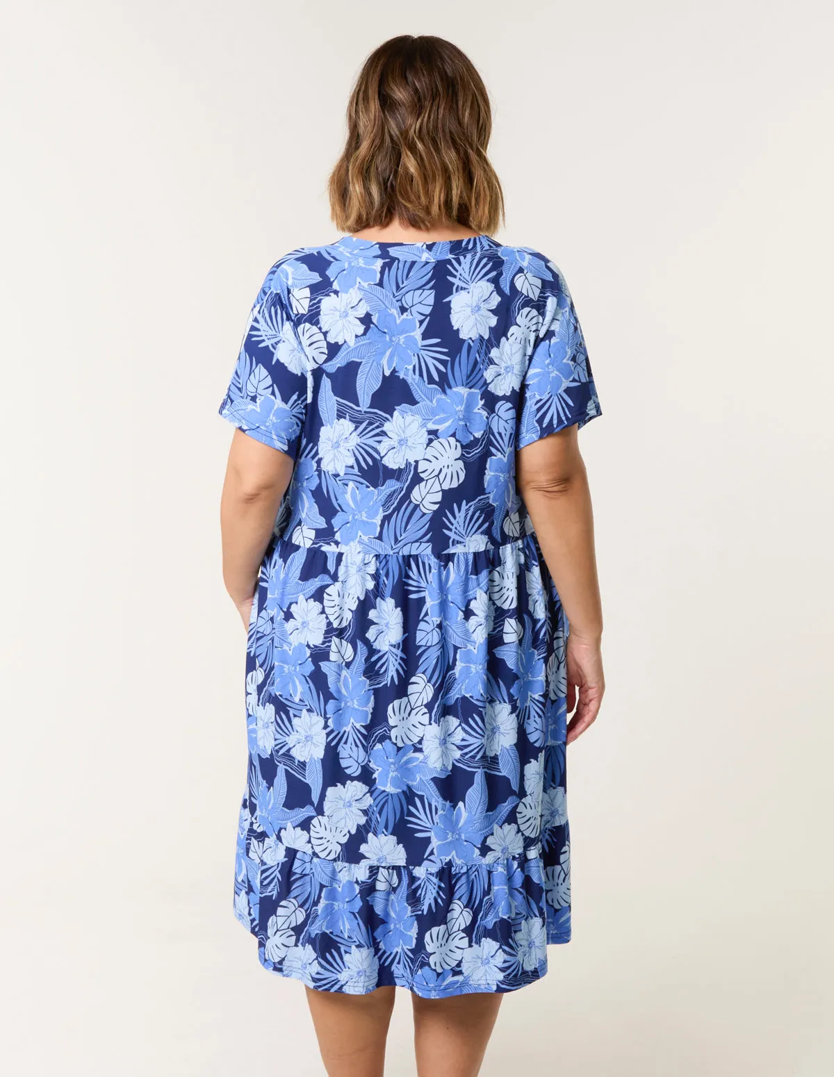 Curve V Neck Smock Style Tunic sold by Blue Vanilla product image thumbnail 4