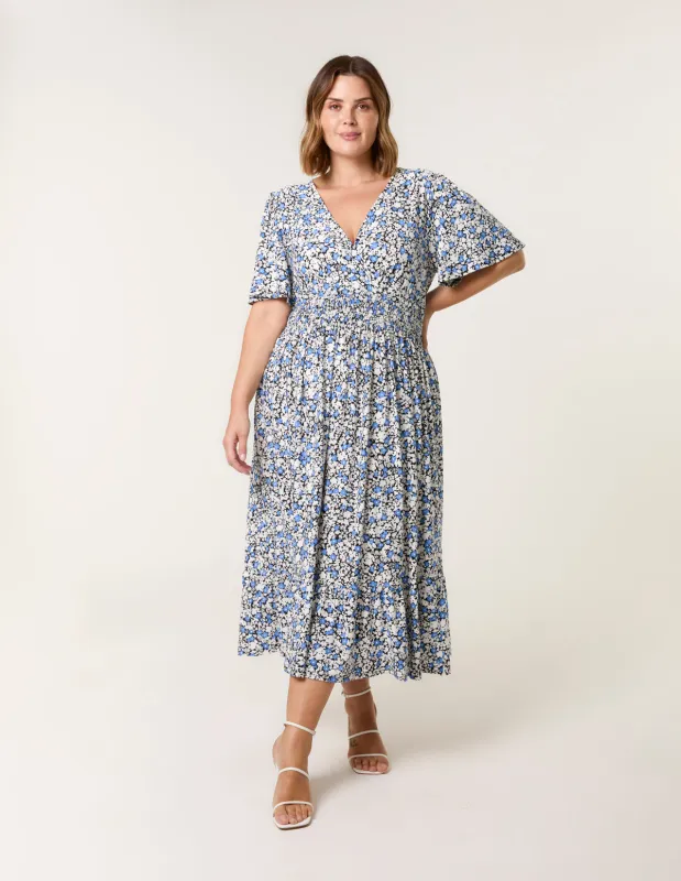 Curve Wrap Front Dress sold by Blue Vanilla