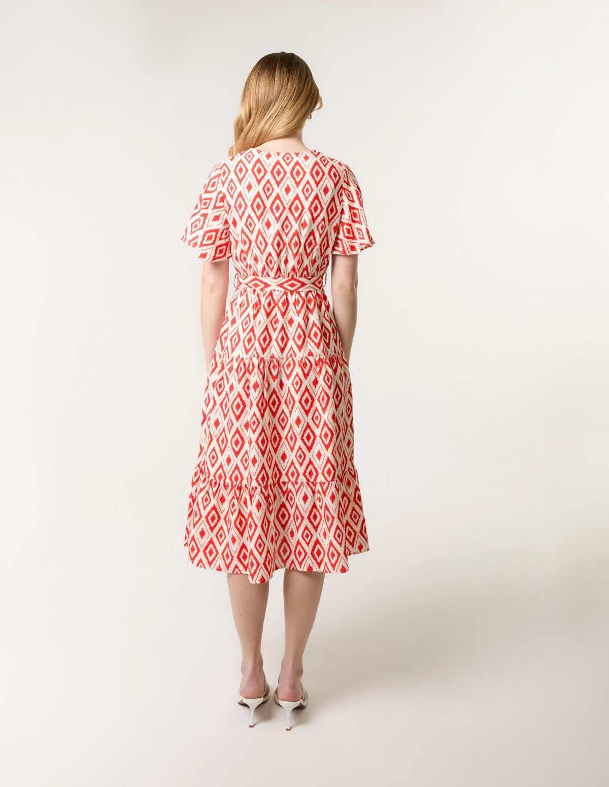 Diamond Print Button Front Midi sold by Blue Vanilla product image thumbnail 4