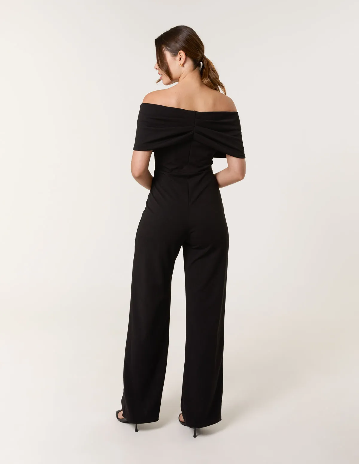 Bardot Wrap Jumpsuit sold by Blue Vanilla product image thumbnail 5