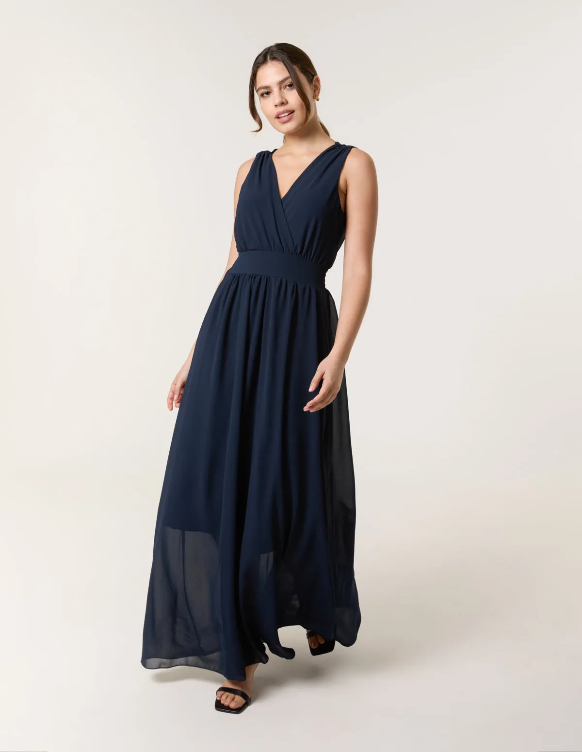 Sleeveless Wrap Front Maxi Dress sold by Blue Vanilla product image thumbnail 2