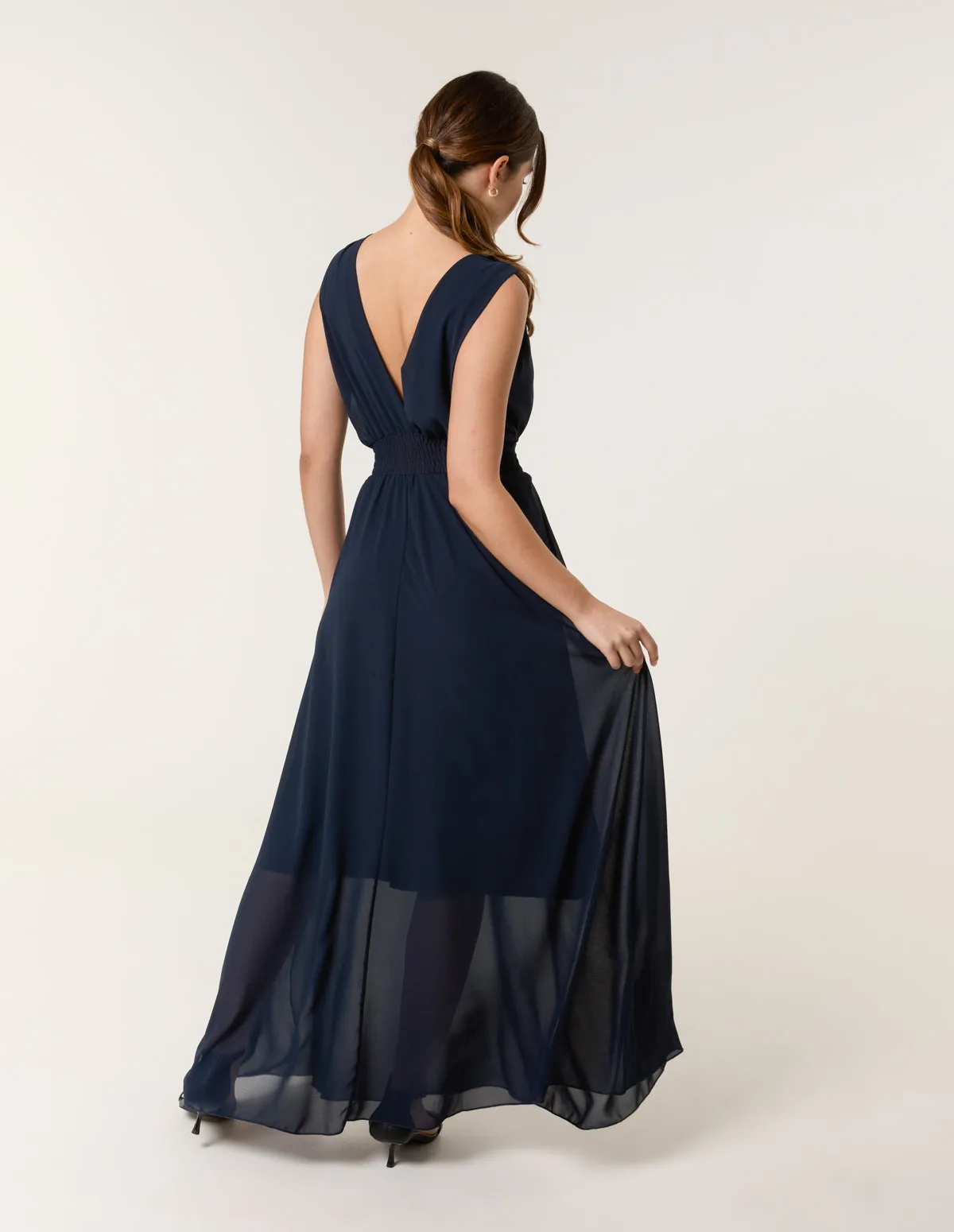 Sleeveless Wrap Front Maxi Dress sold by Blue Vanilla product image thumbnail 4