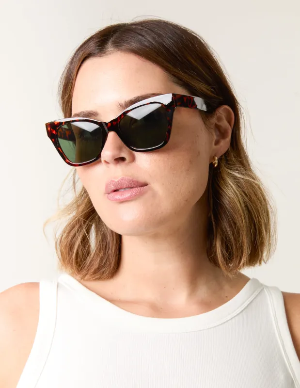 Tortoise Shell Frame Sunglasses sold by Blue Vanilla