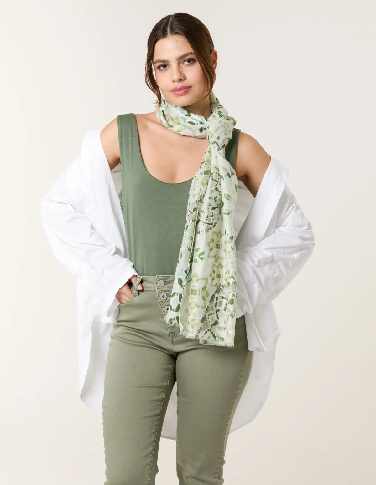 Printed Scarf sold by Blue Vanilla