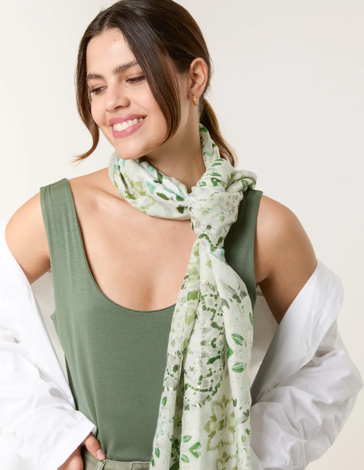 Printed Scarf sold by Blue Vanilla product image thumbnail 2