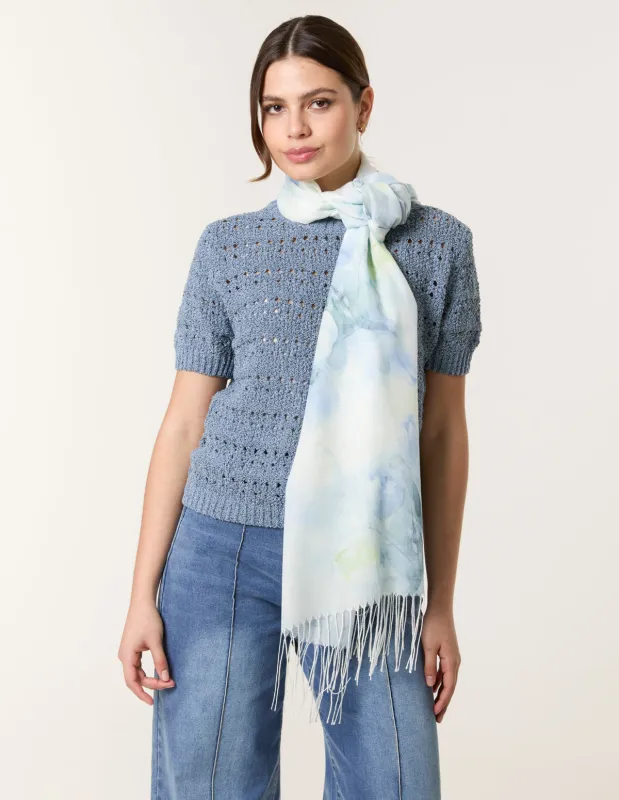 Floral Print Scarf made by Blue Vanilla